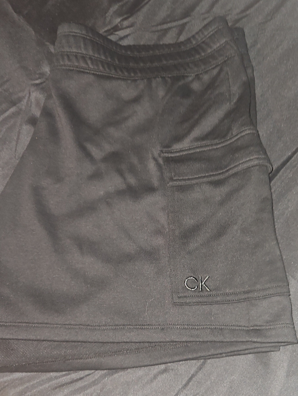 Calvin Klein Black Cargo Shorts